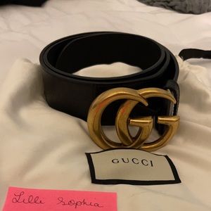 EUC Double G Gucci Marmont Belt